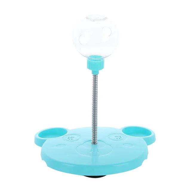 Interactive Pet Puzzle Food Dispensing Ball Toy for Cats and Dogs - Slow Feeder with Catnip and Engaging Treat Dispenser Accessories