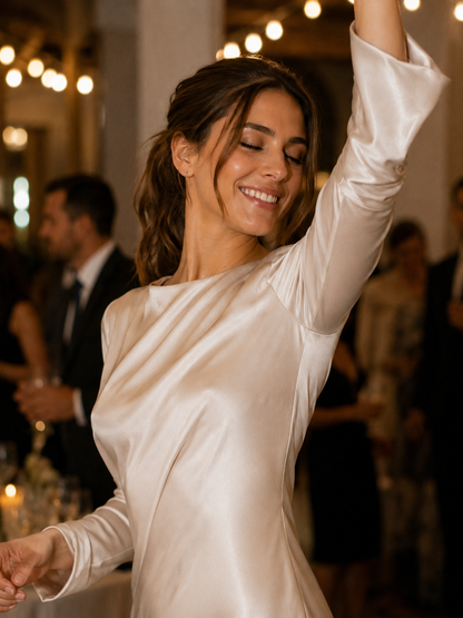 No marks under a silk dress