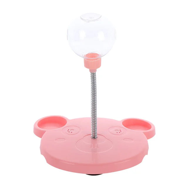 Interactive Pet Puzzle Food Dispensing Ball Toy for Cats and Dogs - Slow Feeder with Catnip and Engaging Treat Dispenser Accessories