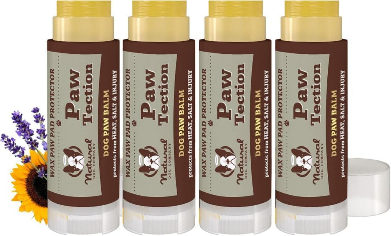 Dog Paw Protection Balm - Natural Wax, Shields Paws from Hot Pavement, Salt & Snow